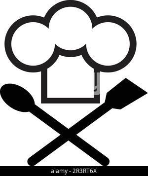 Chefkoch Logo klassischer Koch Catering Vektordesign Stock Vektor