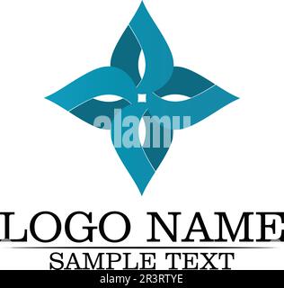 Schönheit Vektor Blumen design Logo-Vorlage-Symbol Stock Vektor