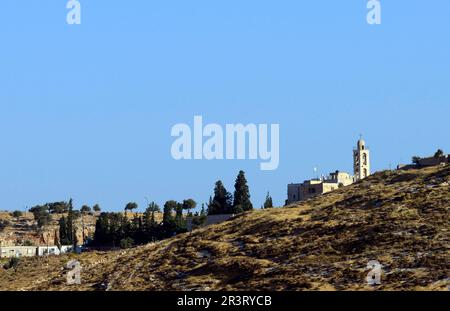 Mar Elias Kloster an der Hebron Road im Südosten von Jerusalem, Israel. Stockfoto