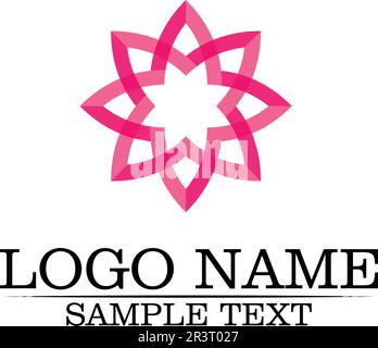 Schönheit Vektor Blumen design Logo-Vorlage-Symbol Stock Vektor