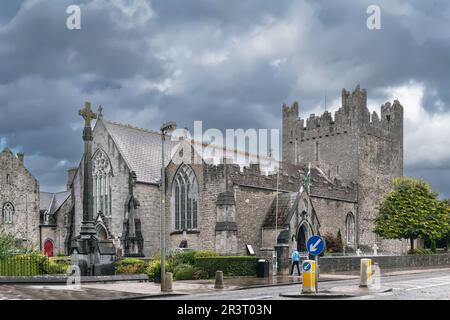 Holy Trinity Abbey Church in Adare, Irland Stockfoto