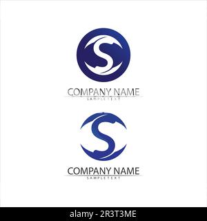 Business corporate S schreiben Logo Design Vector Stock Vektor