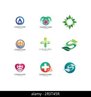 Menschlichen Charakter logo Zeichen Illustration vektor design Stock Vektor