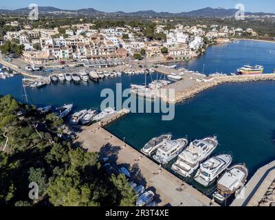 royal Nautical Club, Porto Petro, Santanyi, Mallorca, Balearen, Spanien. Stockfoto