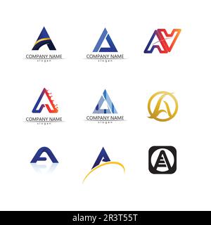 Eine Briefvorlage Vektor icon Abbildung design Stock Vektor