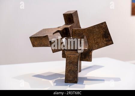 Alrededor del vacío I, 1964, Eduardo Chillida,Museo de Bellas Artes, Bilbao, Spanien. Stockfoto