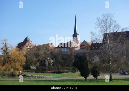 Burgenstadt Schlitz im zentralen hessischen Vogelsbergkreis, Deutschland Stockfoto