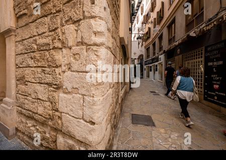 Route der Germanien in Palma, geführt von Gaspar Valero i Martí, Mallorca, Balearen, Spanien. Stockfoto