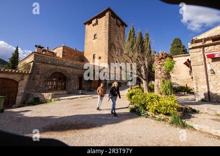 Palacio del Rey Sanç, edificado en 1309 por Jaime II, Valldemossa, Mallorca, Balearen, Spanien. Stockfoto