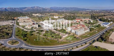 Universität der Balearen, Luftaufnahme, Mallorca, Balearen, Spanien. Stockfoto