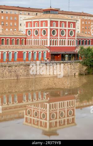 Casa de las Ciencias, antiguo Matadero Kommunale, Logroño, La Rioja, Spanien, Europa. Stockfoto