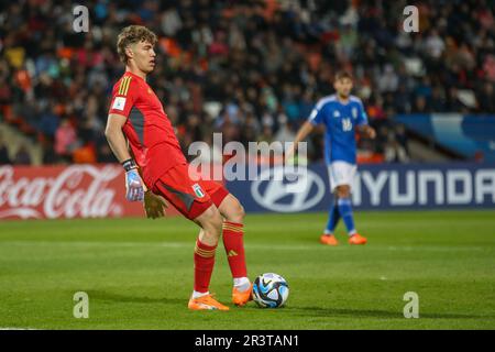 Italien hat Brasilien am 21. Mai U20 2023 im ersten Spiel der Gruppe D der FIFA-Weltmeisterschaft Argentinien 2023 im Mendoza-Stadion 3-2 besiegt Stockfoto