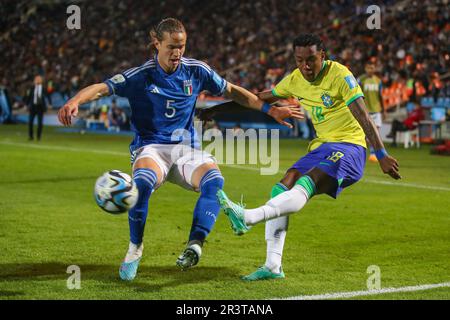 Italien hat Brasilien am 21. Mai U20 2023 im ersten Spiel der Gruppe D der FIFA-Weltmeisterschaft Argentinien 2023 im Mendoza-Stadion 3-2 besiegt Stockfoto