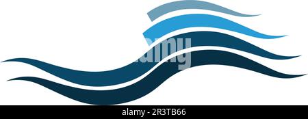 Wassertropfen Logo Template Vector Illustration Design Stock Vektor