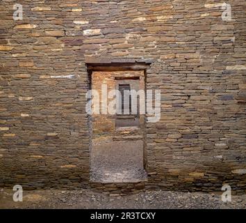 Türen, Pueblo Bonito, Chaco Culture National Historical Park, New Jersey Stockfoto