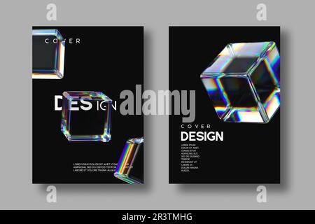 Broschüren, Flyer, Poster, Cover-Design. Stock Vektor