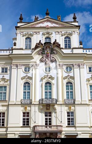 Der Palast des Erzbischofs in Prag, Tschechische Republik Stockfoto