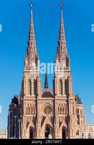 Die Kathedrale von Lujan in Argentinien Stockfoto