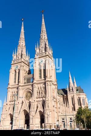 Die Kathedrale von Lujan in der Provinz Buenos Aires, Argentinien Stockfoto