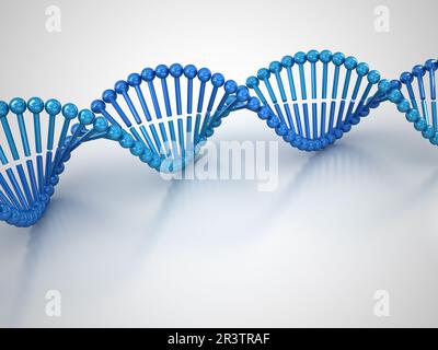 Molekulare Struktur der DNA Stockfoto