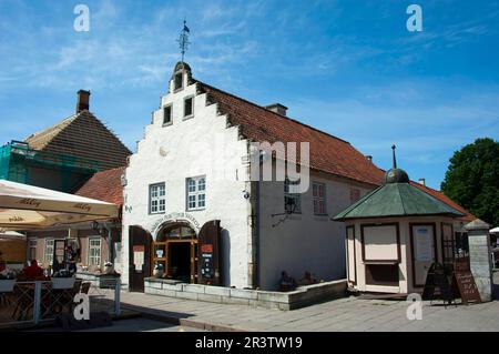 Old Wiege House, Kuressaare, Saaremaa Island, Estland, Baltische Staaten Stockfoto