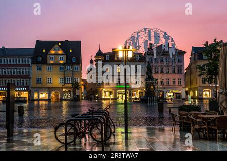 Markt, Coburg, Oberfrankreich, Bayern, Deutschland Stockfoto