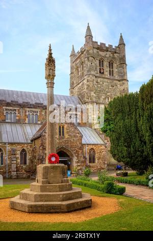 Wimborne Minster, Dorset, Großbritannien Stockfoto