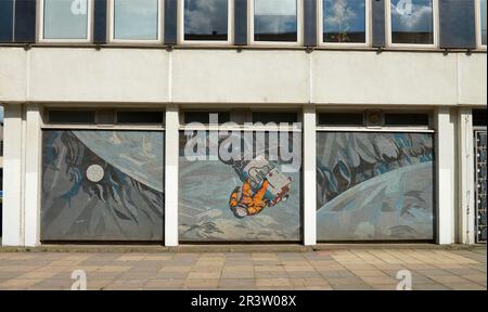 Mosaik, Rechenzentrum, Breite Straße, Potsdam, Brandenburg, Deutschland Stockfoto