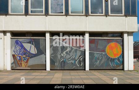 Mosaik, Rechenzentrum, Breite Straße, Potsdam, Brandenburg, Deutschland Stockfoto