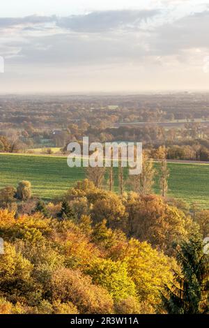 DÃ¶Renther Cliffs, Landschaft im Tecklenburger Land, Nordrhein-Westfalen Stockfoto