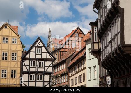 Weltkulturerbe-Stadt Quedlinburg Stockfoto