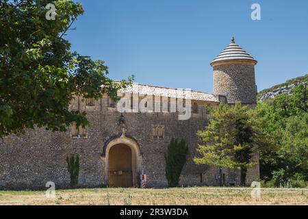 Javon, Chateau de Javon, Kloster, Renaissanceschloss aus dem 16. Jahrhundert, Provence, Südfrankreich Stockfoto