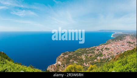 Meer Blick von Mount Saint Elia top Stockfoto