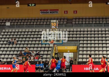 Vigo, Spanien. 24. Mai 2023 Die italienische Mannschaft trifft auf halber Distanz. Kredit: xan gasalla / Alamy Live News Stockfoto