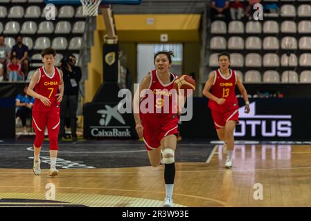 Vigo, Spanien. 24. Mai 2023 Das chinesische Team schlägt zurück. Kredit: xan gasalla / Alamy Live News Stockfoto