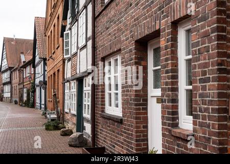 Altstadt von Hitzacker an der Elbe Stockfoto