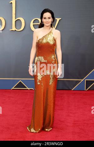 London, Großbritannien. 09. September 2019. Michelle Dockery besucht die Weltpremiere „Downton Abbey“ am Cineworld Leicester Square in London. (Foto: Fred Duval/SOPA Images/Sipa USA) Guthaben: SIPA USA/Alamy Live News Stockfoto