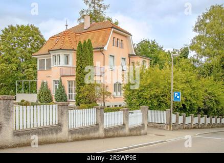 Ehemaliges Pfarrhaus Kreuzlingen, Thurgau, Schweiz Stockfoto