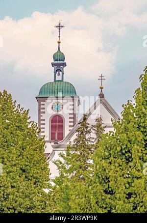 Basilika St. Ulrich und Afra Kreuzlingen Stockfoto