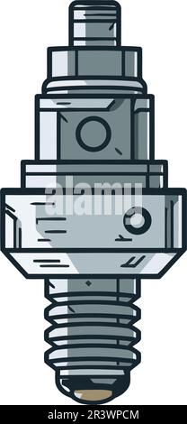 Die moderne Elektrizitätsindustrie sorgt für effiziente Energie Stock Vektor