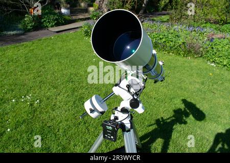 EIN junger britischer Astro-Fotograf hat ATEMBERAUBENDE Bilder des Sonnensystems und seiner Komponenten aus seinem Hinterhof in Trowbridge, Wiltshir, aufgenommen Stockfoto