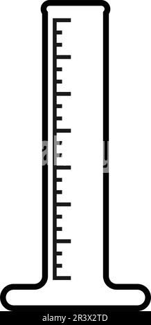 Vektordesign der Messbecher Stock Vektor
