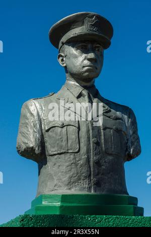 General Dagoberto Godoy Fuentealba, Costanera, Puerto Montt , Provincia de Llanquihue, región de Los Lagos.Patagonia, República de Chile,América del Sur. Stockfoto