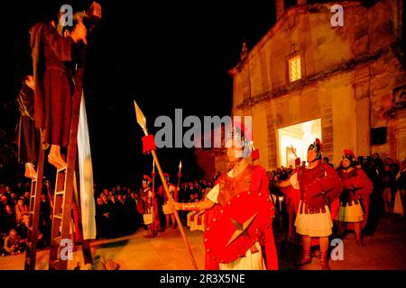 El Devallament,descenso de la cruz, Calvario, Pollença.Mallorca.Illes Balears.España. Stockfoto