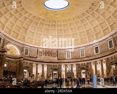 Pantheon von Agrippa, 126 v. Chr. Roma, Latium, Italien. Stockfoto