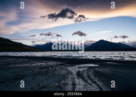 Lago Roca, El Calafate, Parque Nacional Los Glaciares Republica Argentinien, Patagonien, Cono Sur, Südamerika. Stockfoto