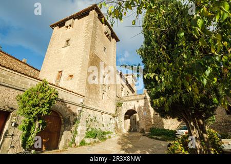 Palast von König Sancho, 1309, Valldemossa, Mallorca, Balearen, Spanien. Stockfoto