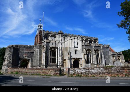 St. Mary's Church, East Bergholt, Suffolk, Großbritannien Stockfoto