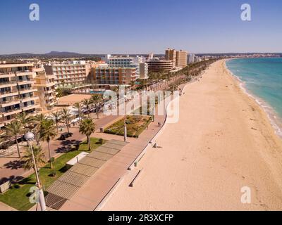 El Arenal-Playa de Palma, Llucmajor, Mallorca, Balearen, Spanien, Europa. Stockfoto