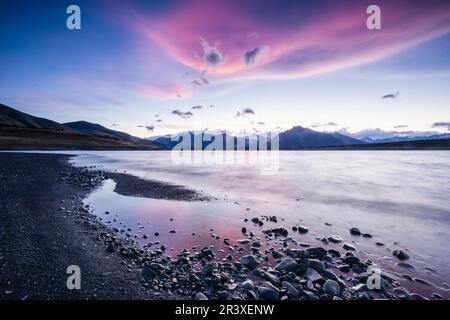 Lago Roca, El Calafate, Parque Nacional Los Glaciares Republica Argentinien, Patagonien, Cono Sur, Südamerika. Stockfoto